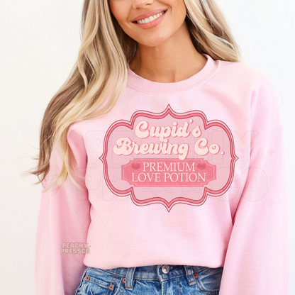 Cupid's Brewing Co. Premium Love Potion Valentine's Day T-Shirt – Cute & Romantic Apparel