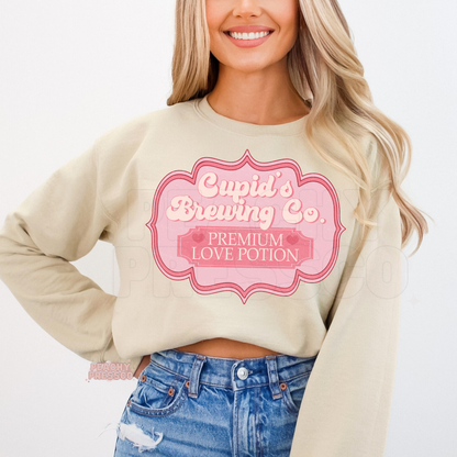 Cupid's Brewing Co. Premium Love Potion Valentine's Day T-Shirt – Cute & Romantic Apparel