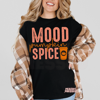 Pumpkin Spiced Mood Sweatshirt, Fall Coffee Lover, Cute Autumn Apparel