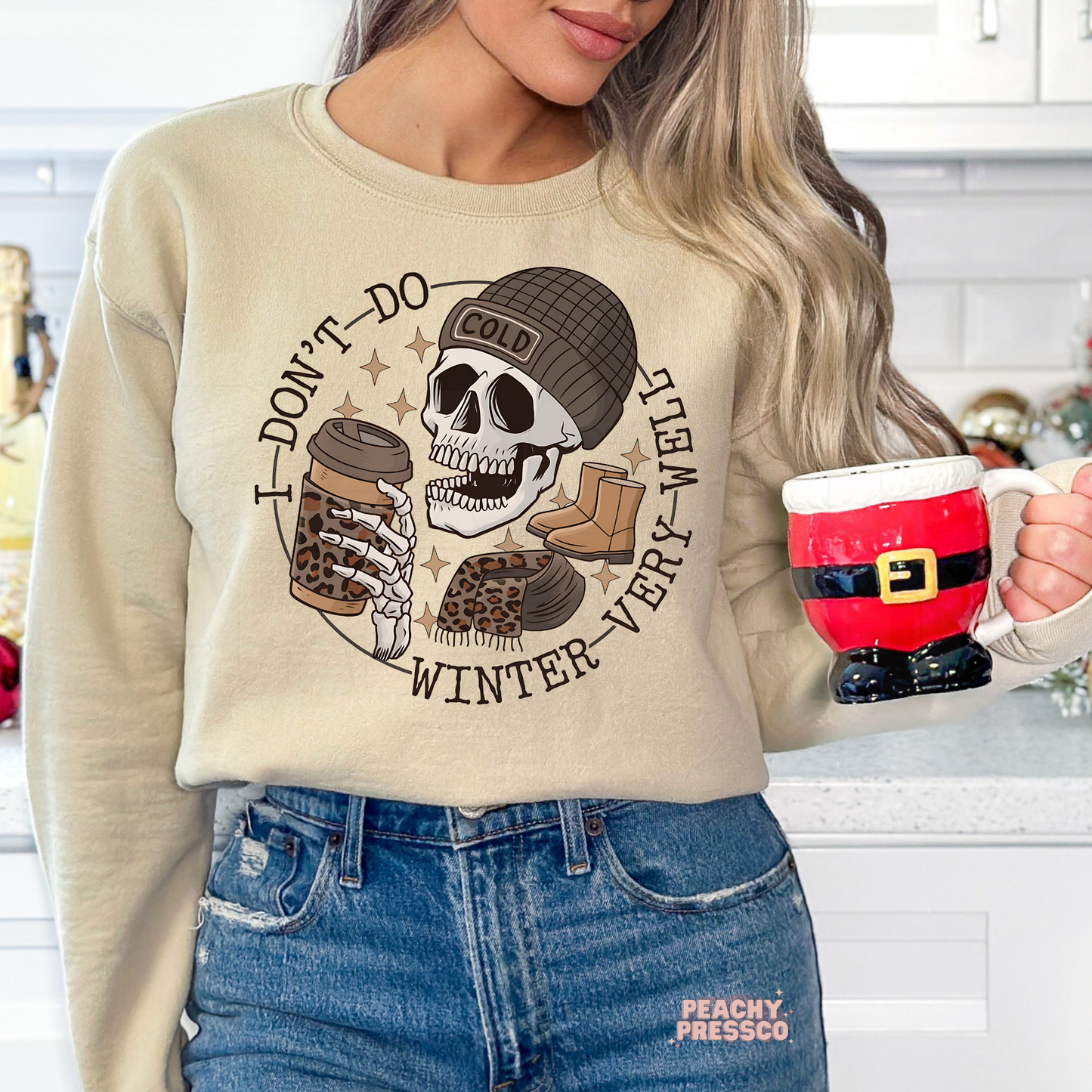 I Don’t Do Winter Very Well Sweatshirt | Funny Cozy Winter Vibes, Christmas Apparel