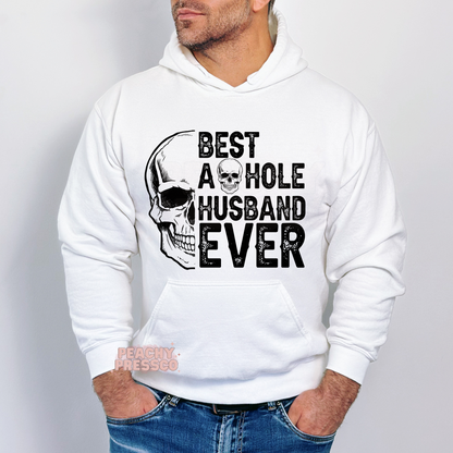 Best Asshole Husband Ever Skull Apparel – Funny Husband Gift for Him