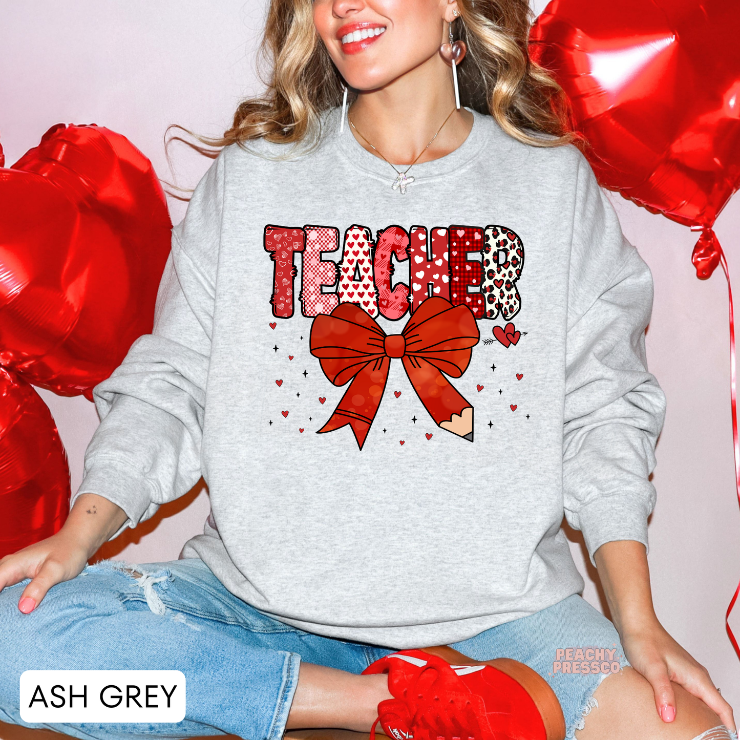 Cute Teacher Love Bow Shirt | Valentine’s Day Apparel