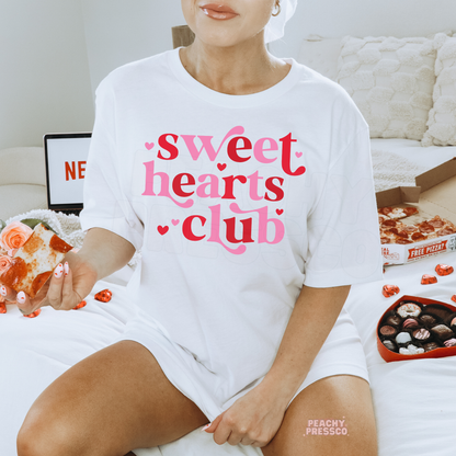Sweet Hearts Club Shirt | Cute Love, Valentine’s Day Apparel
