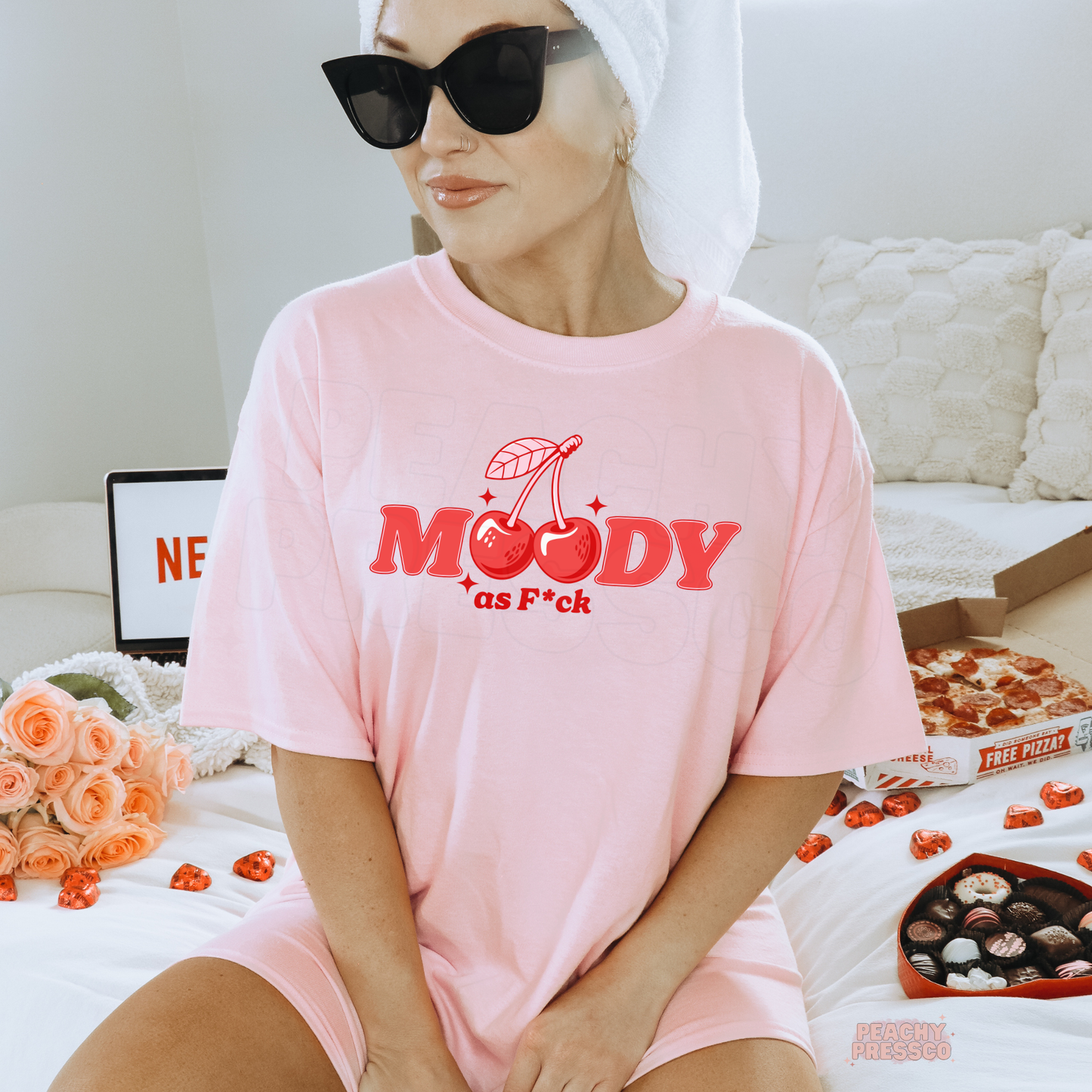 Moody as F*ck Cherry Shirt | Funny Valentine’s Day Apparel