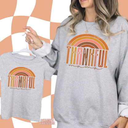 Thankful Mama & Mini Rainbow, Matching Fall Apparel