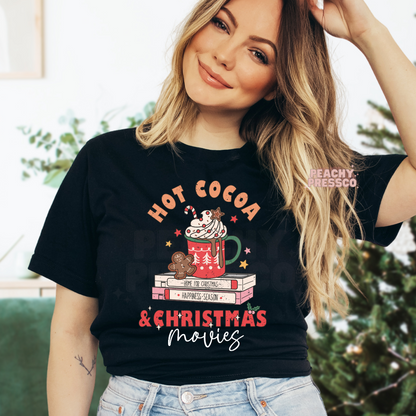 Hot Cocoa & Christmas Movies Hoodie – The Ultimate Cozy Holiday Vibe Apparel