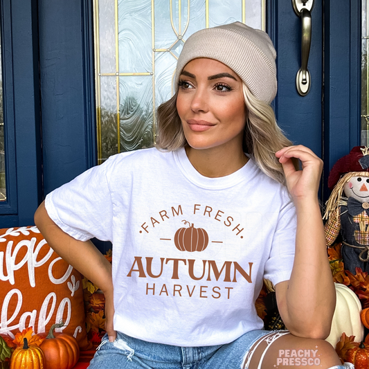 Farm Fresh Autumn Harvest Shirt – Fall Pumpkin Apparel