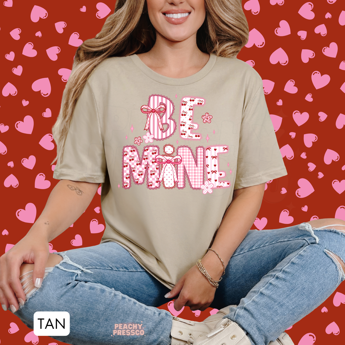 Be Mine Valentine Sweatshirt – Cute Pink Love, Valentine’s Day Apparel