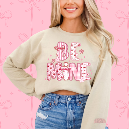 Be Mine Valentine Sweatshirt – Cute Pink Love, Valentine’s Day Apparel