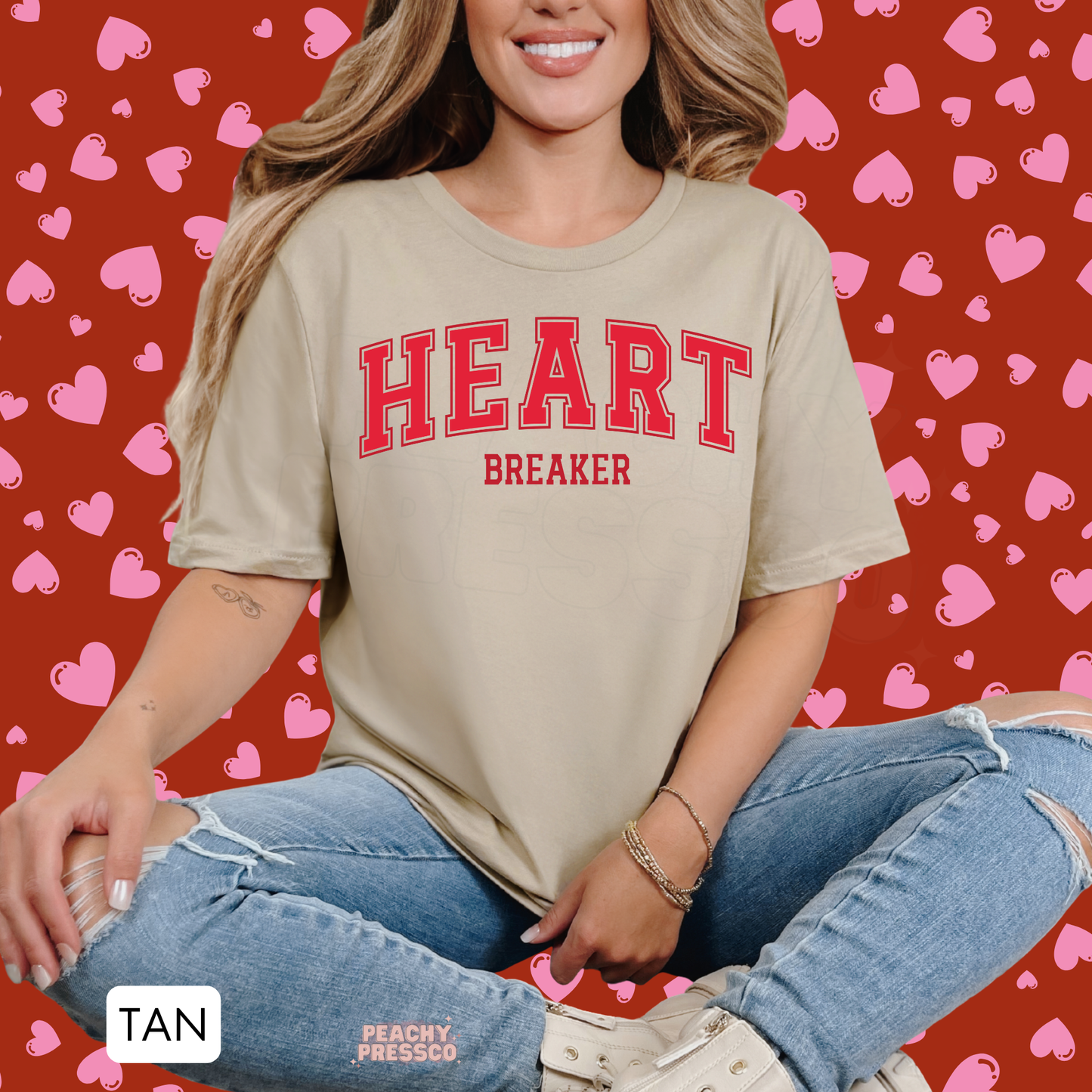 Heart Breaker Sweatshirt – Trendy Love Graphic, Valentine’s Day Apparel