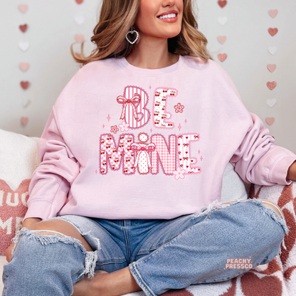 Be Mine Valentine Sweatshirt – Cute Pink Love, Valentine’s Day Apparel