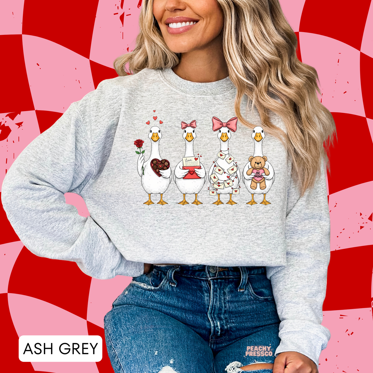 Cute Goose Friends Shirt | Valentine’s Day Apparel