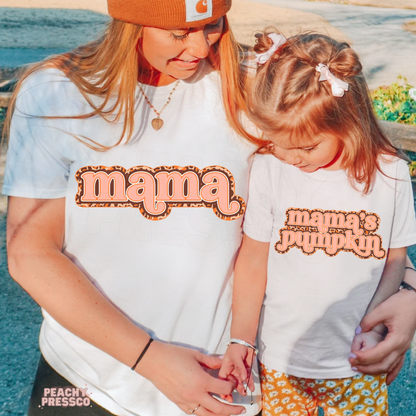 Mama & Mama's Pumpkin Matching Fall Apparel
