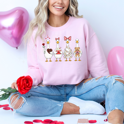 Cute Goose Friends Shirt | Valentine’s Day Apparel