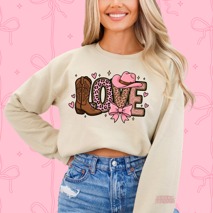 Western Love Heart Shirt | Cowgirl Boots Valentine’s Day Apparel