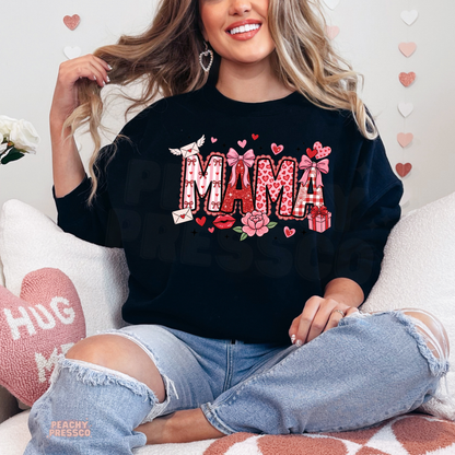 Cute Mama Love Heart Shirt, Valentine’s Day Apparel