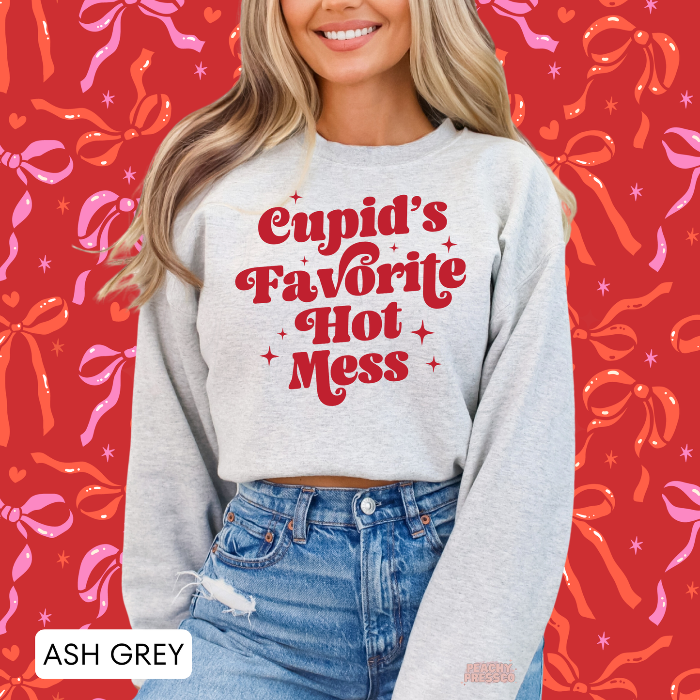 Cupid’s Favorite Hot Mess Shirt – Funny Valentine’s Day Apparel