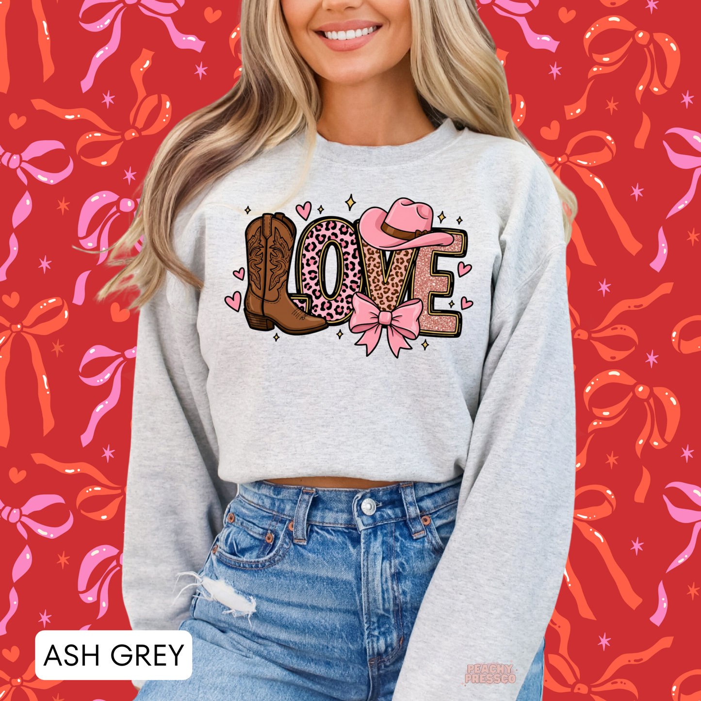 Western Love Heart Shirt | Cowgirl Boots Valentine’s Day Apparel