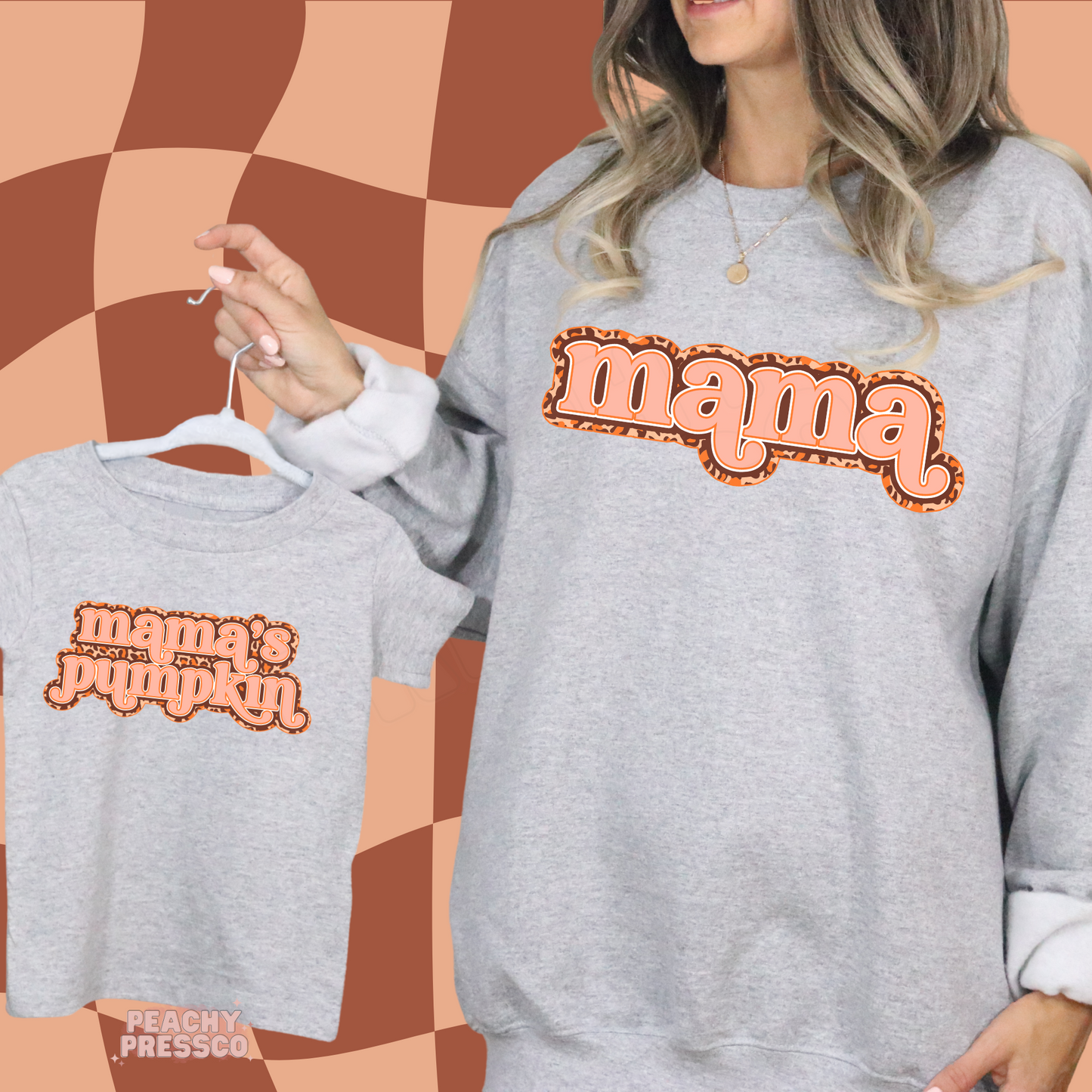 Mama & Mama's Pumpkin Matching Fall Apparel