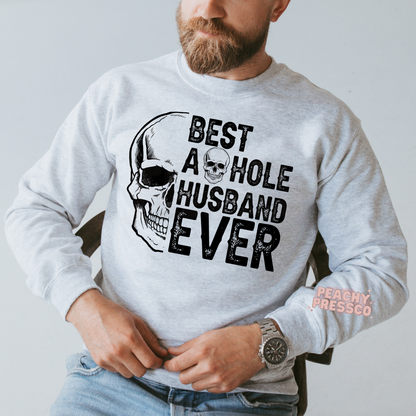 Best Asshole Husband Ever Skull Apparel – Funny Husband Gift for Him