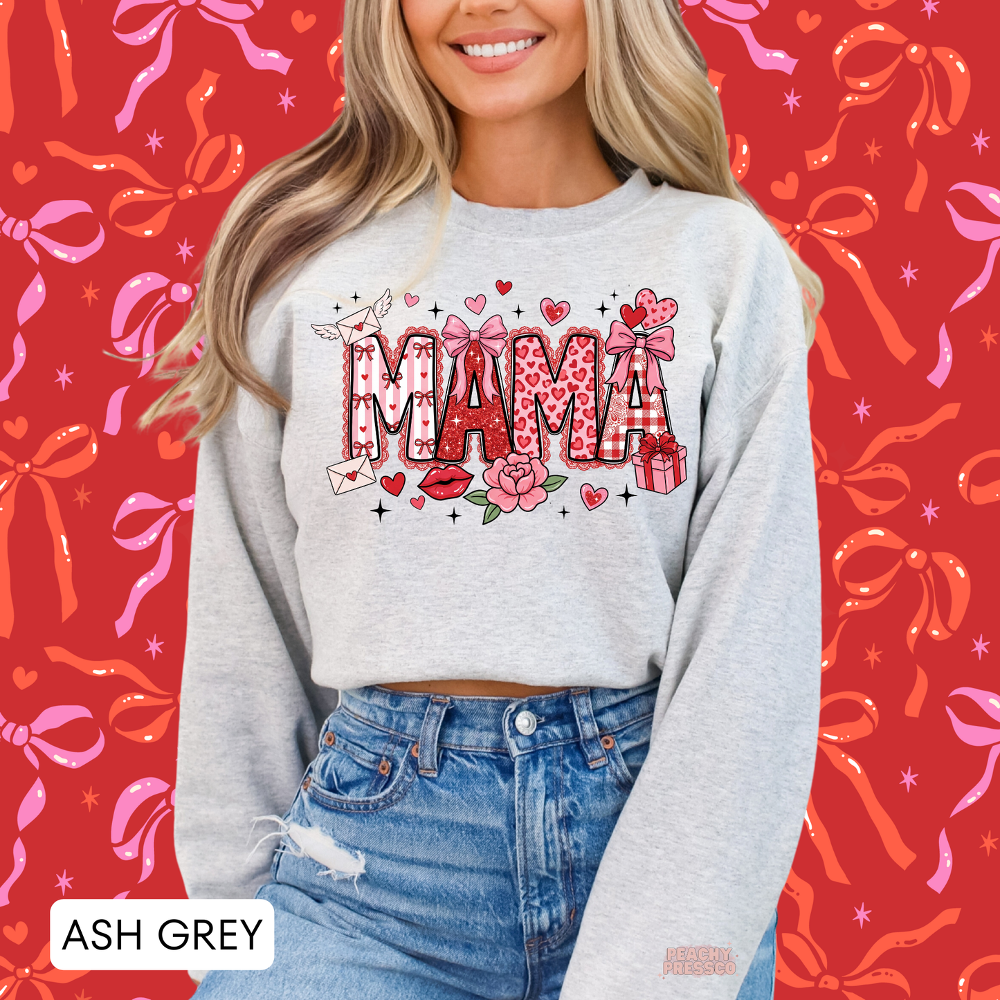 Cute Mama Love Heart Shirt, Valentine’s Day Apparel
