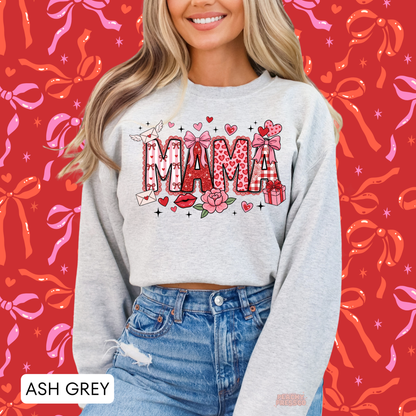 Cute Mama Love Heart Shirt, Valentine’s Day Apparel