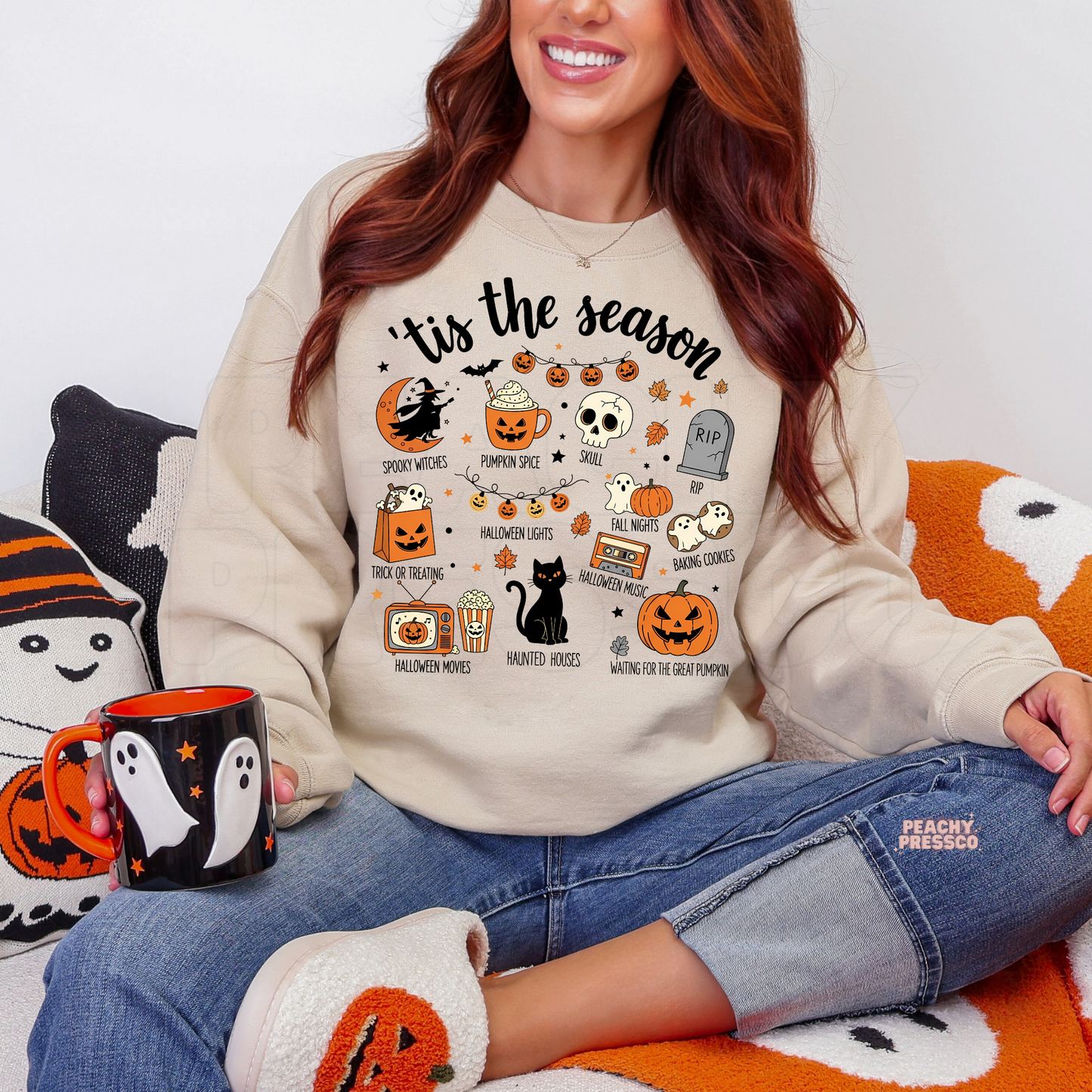 Tis the Season Halloween Sweatshirt | All the Spooky Things, Apparel