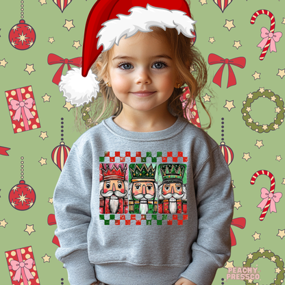 Nutcracker Christmas Trio Sweatshirt – Festive Holiday Kids Apparel