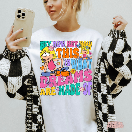 Trendy Retro, Dreams Are Made Of Graphic Tee, Crewneck Apparel