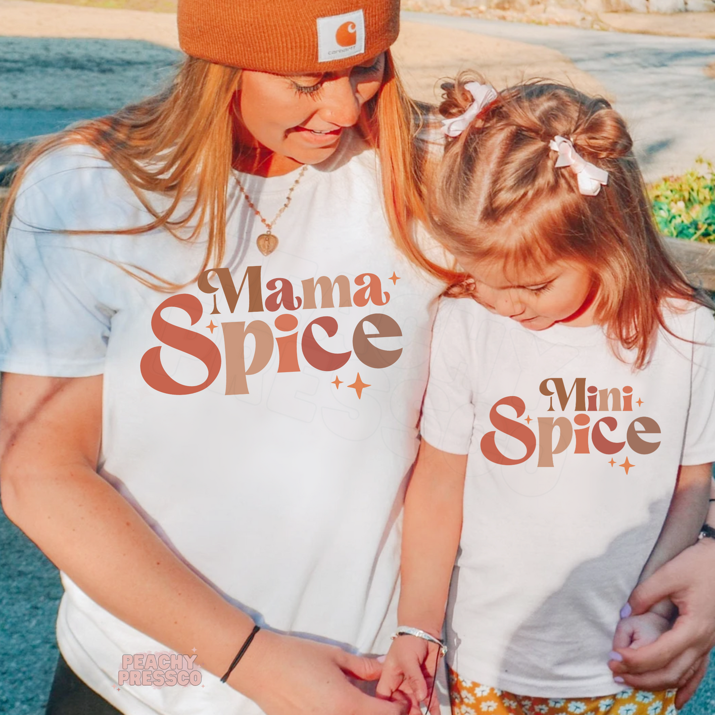 Mama Spice & Mini Spice, Matching Fall Apparel