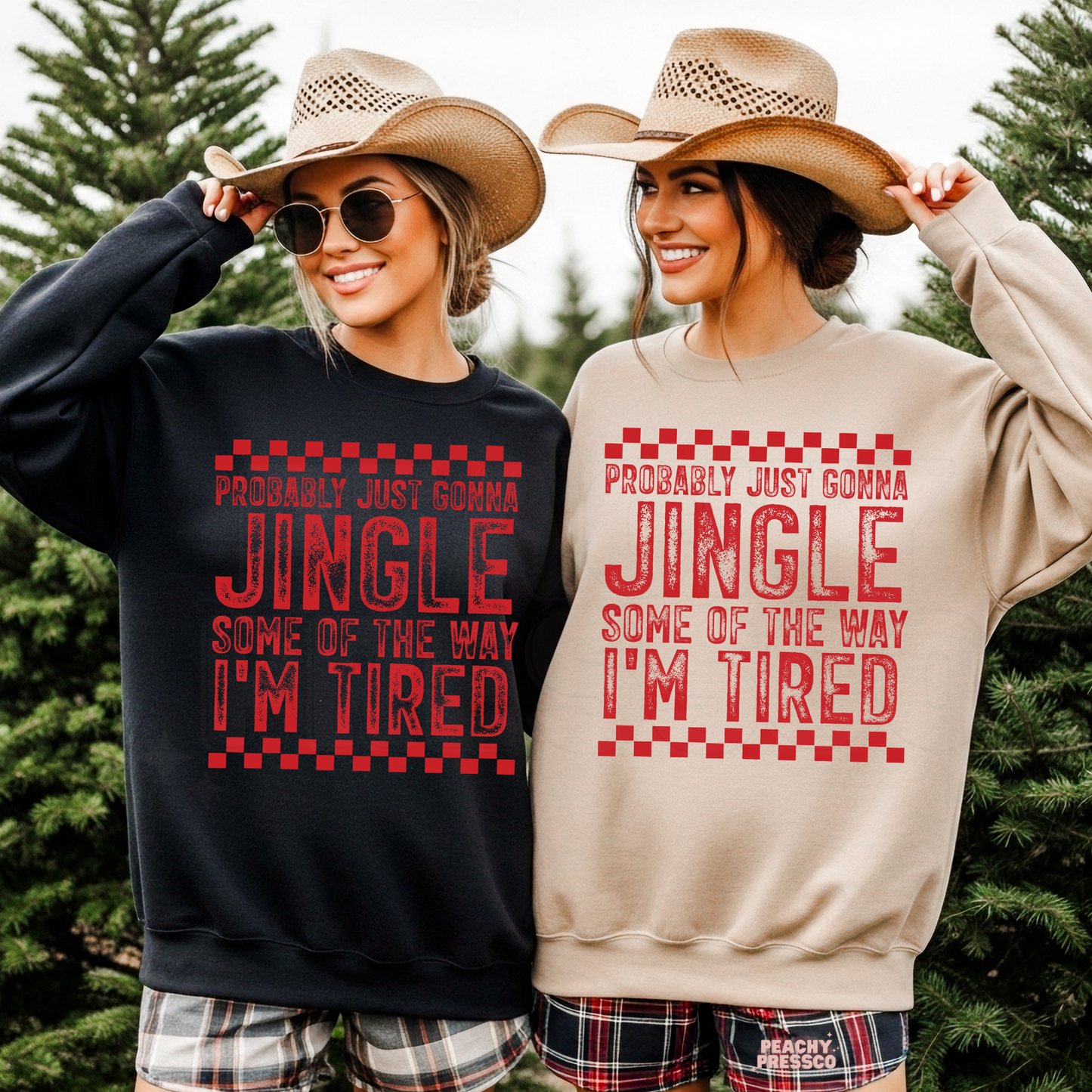 Funny Christmas Sweatshirt – Jingle Some of the Way Holiday Shirt | Festive Apparel