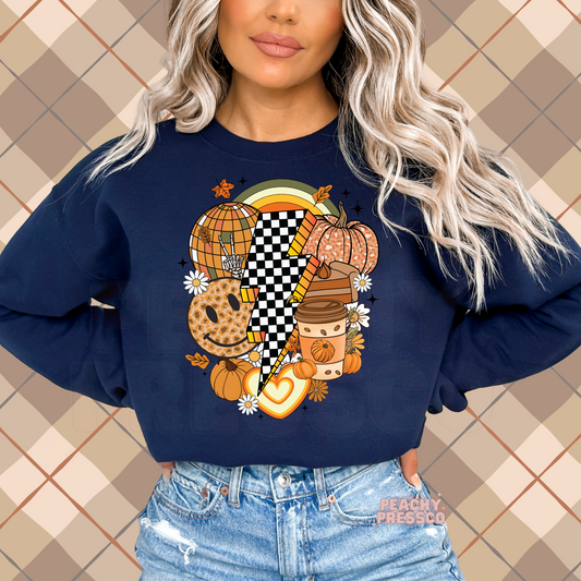 Fall Lightning Bolt Sweatshirt – Fall Aesthetic Apparel