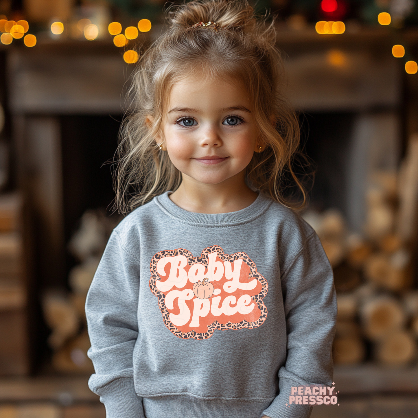 Baby Spice Leopard Print Fall Kids Apparel