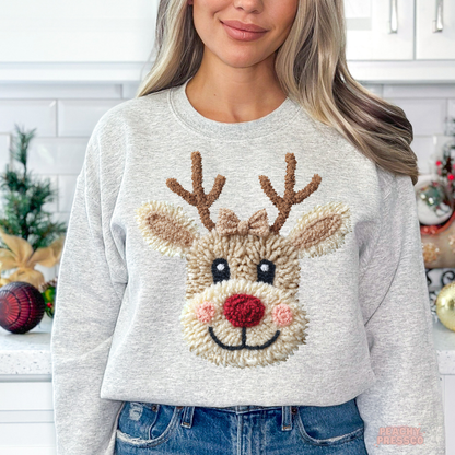 Cute Reindeer Christmas Shirt – Festive Holiday Apparel
