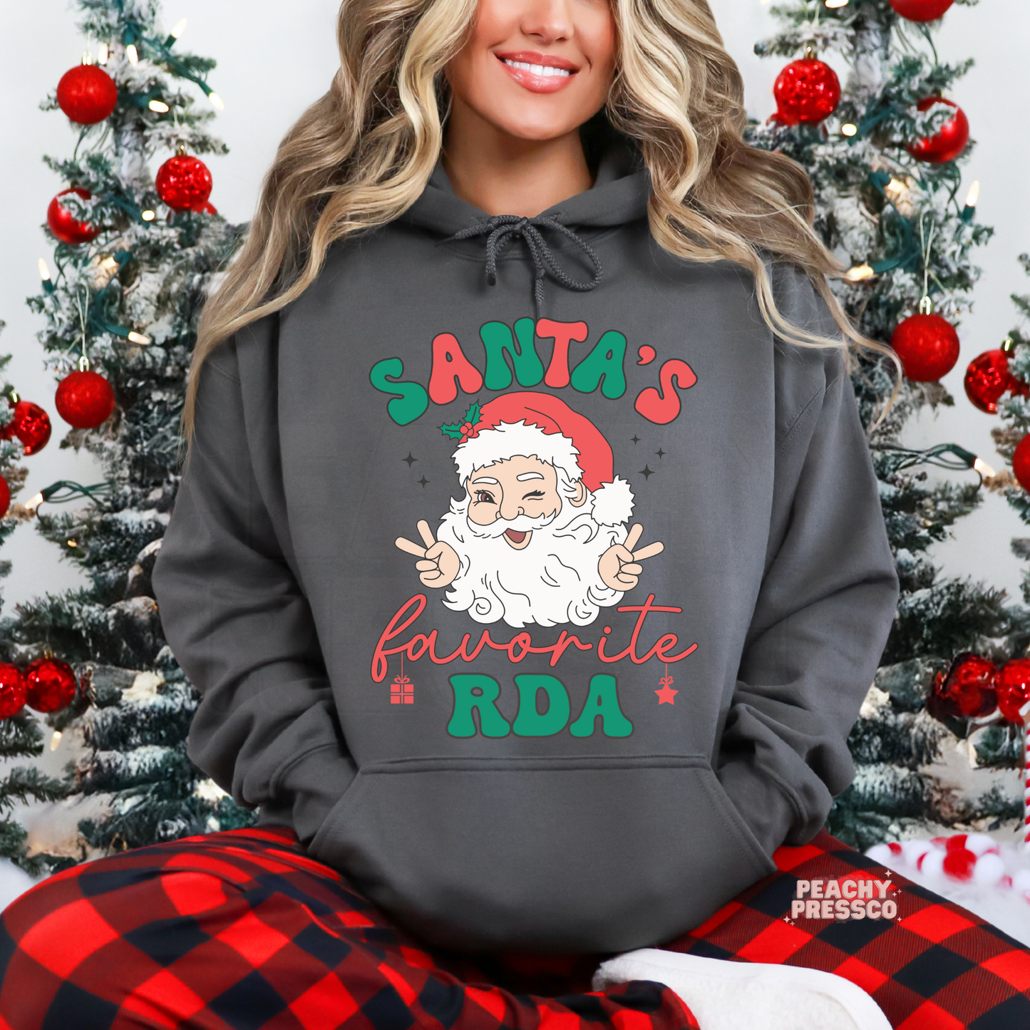 Santa’s Favorite RDA Christmas Sweatshirt – Holiday Apparel