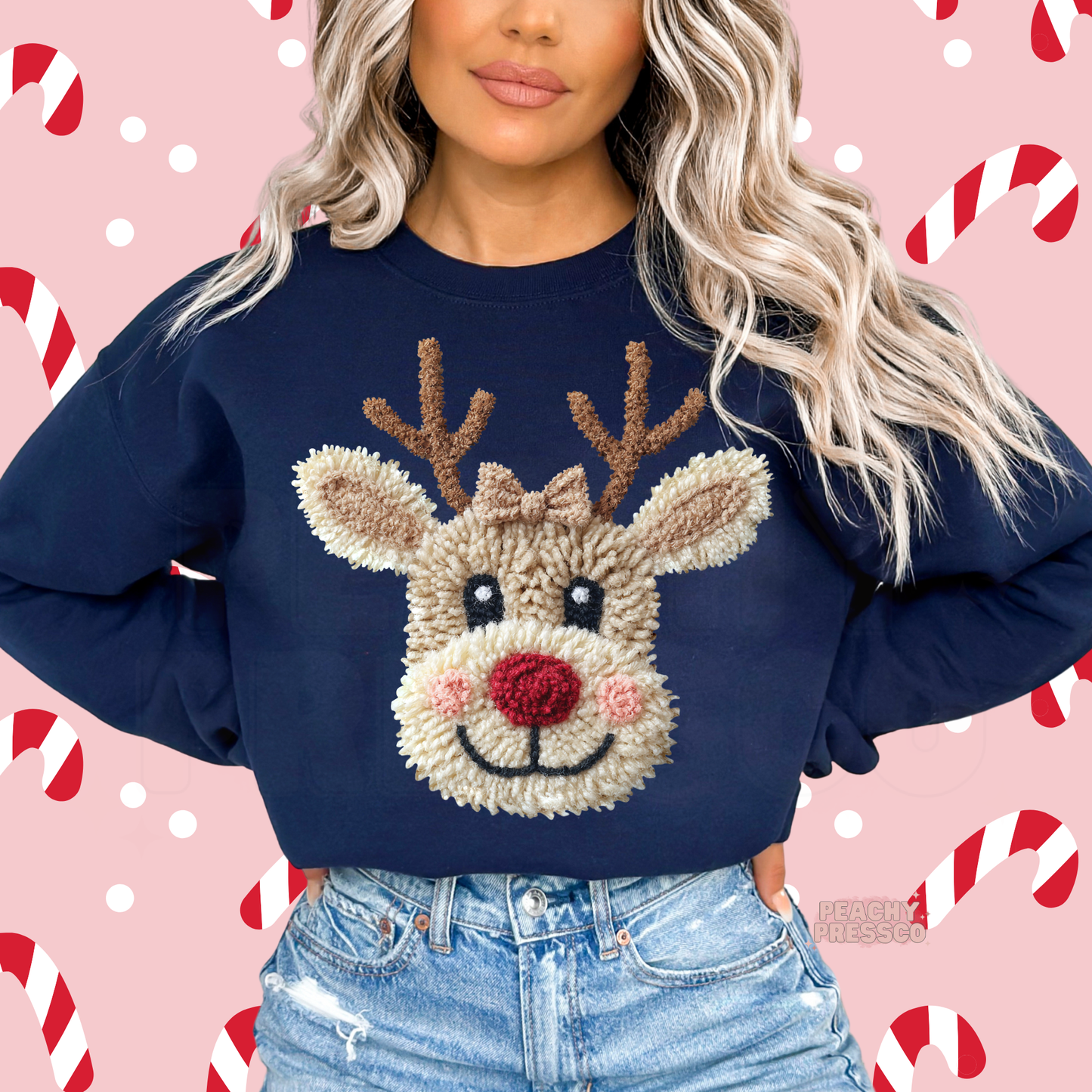 Cute Reindeer Christmas Shirt – Festive Holiday Apparel