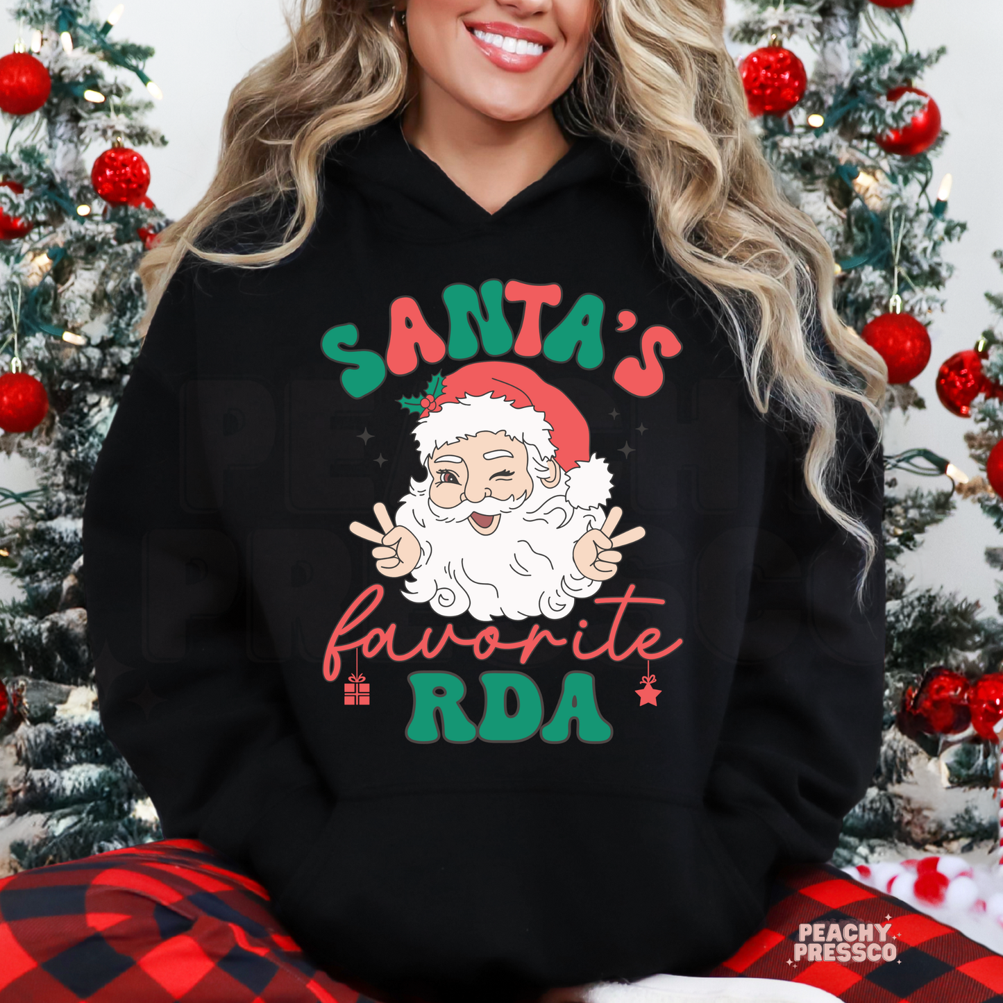 Santa’s Favorite RDA Christmas Sweatshirt – Holiday Apparel