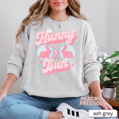 Hunny Bun Bunny Ears Sweatshirt – Cute Pink Easter Apparel