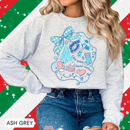 Cozy Season Christmas Shirt – Cute Winter Holiday Sweatshirt | Festive Holiday Apparel