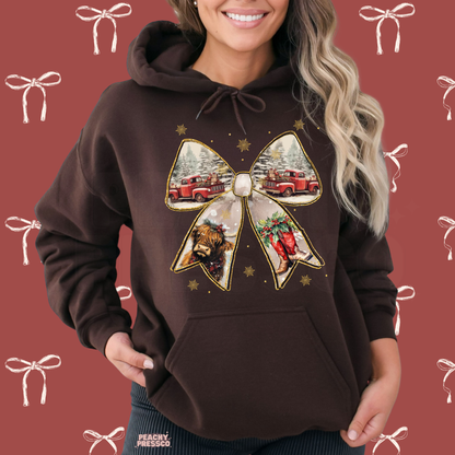 Vintage Christmas Bow | Festive Holiday Apparel