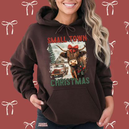 Small Town Christmas Shirt – Rustic Vibes, Holiday Apparel