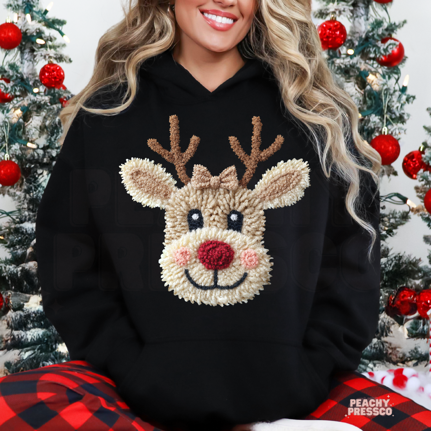 Cute Reindeer Christmas Shirt – Festive Holiday Apparel