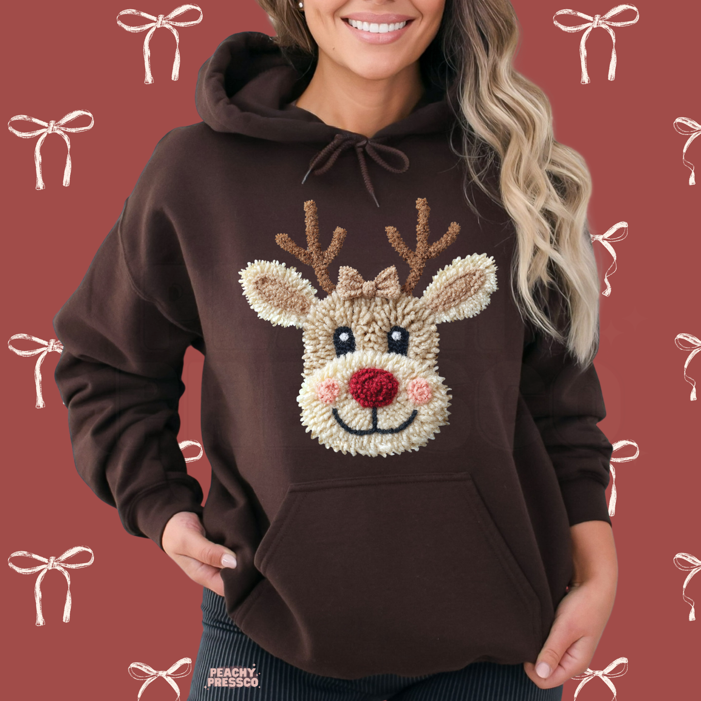 Cute Reindeer Christmas Shirt – Festive Holiday Apparel