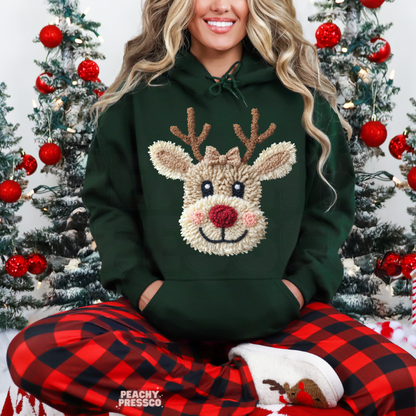Cute Reindeer Christmas Shirt – Festive Holiday Apparel
