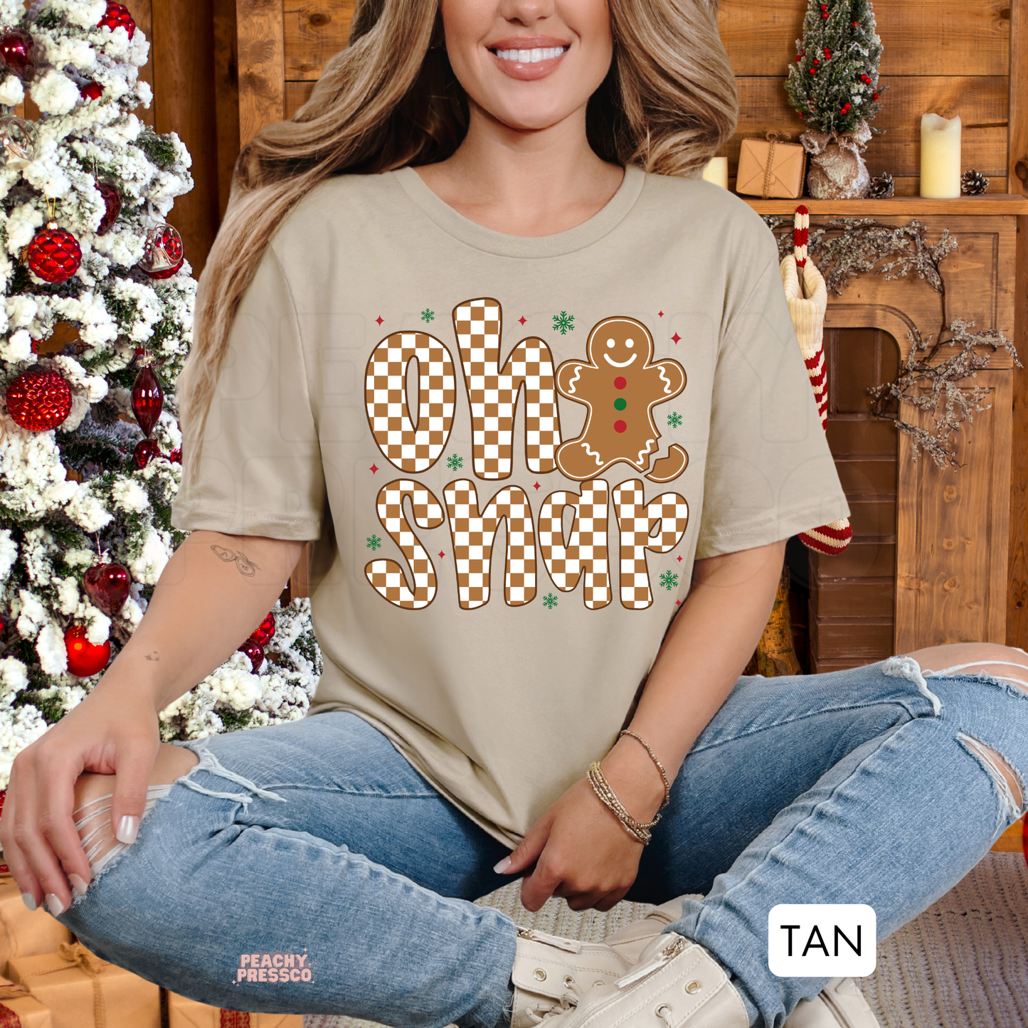 Oh Snap Gingerbread Shirt – Funny Christmas Holiday Apparel