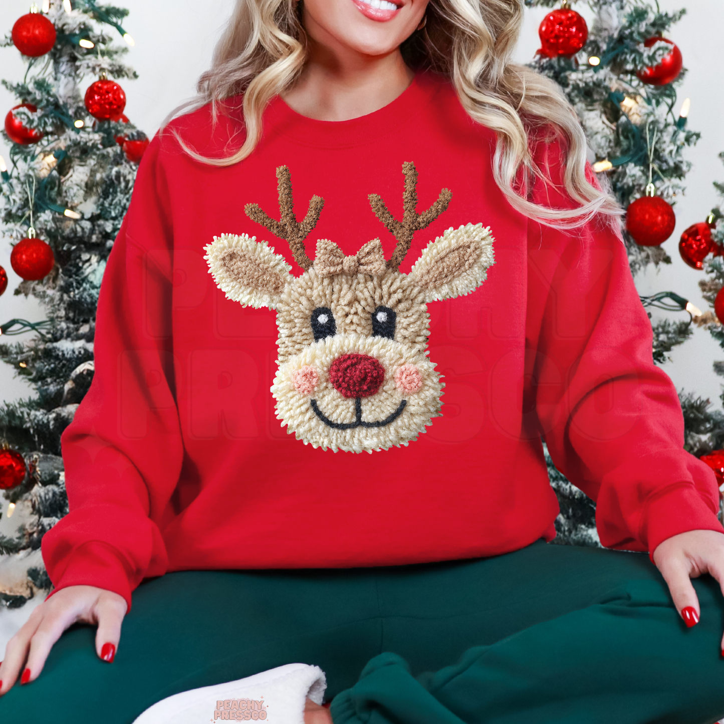 Cute Reindeer Christmas Shirt – Festive Holiday Apparel