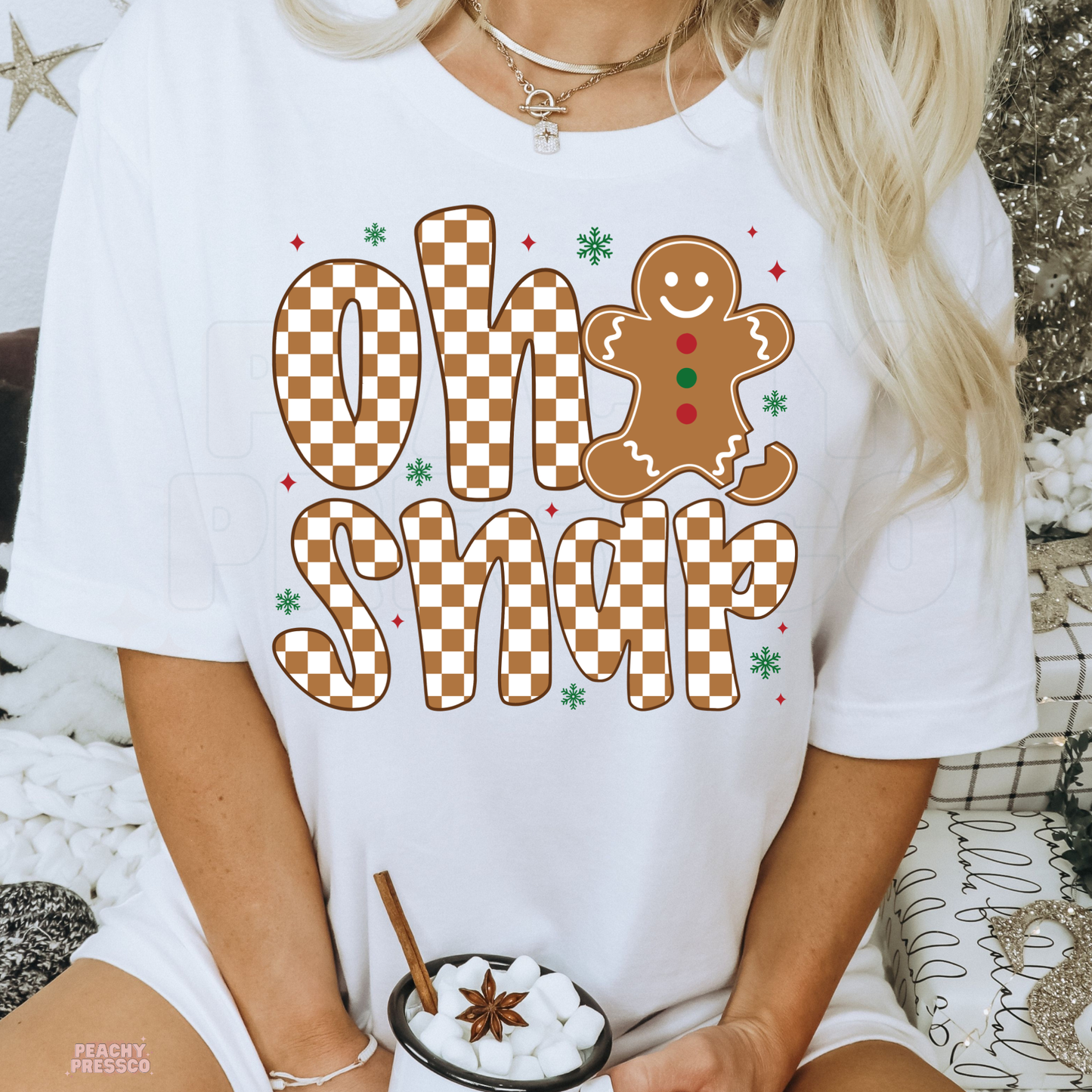 Oh Snap Gingerbread Shirt – Funny Christmas Holiday Apparel