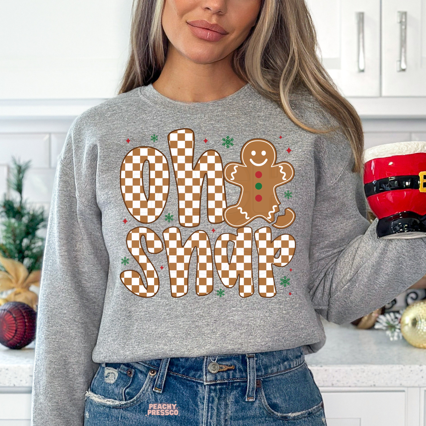 Oh Snap Gingerbread Shirt – Funny Christmas Holiday Apparel