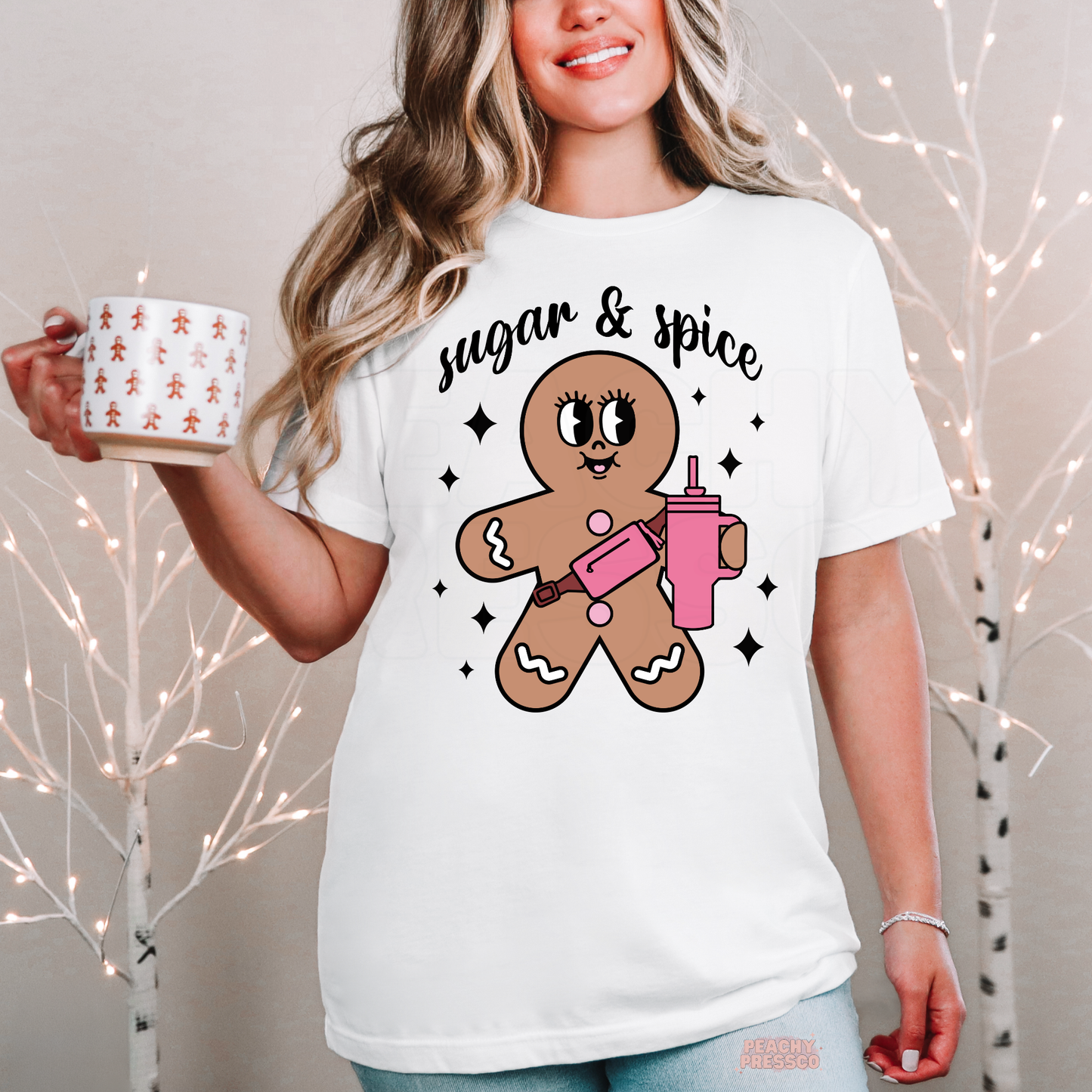 Sugar & Spice Gingerbread Sweatshirt – Sweet & Sassy Holiday Fun, Christmas Apparel