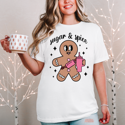 Sugar & Spice Gingerbread Sweatshirt – Sweet & Sassy Holiday Fun, Christmas Apparel